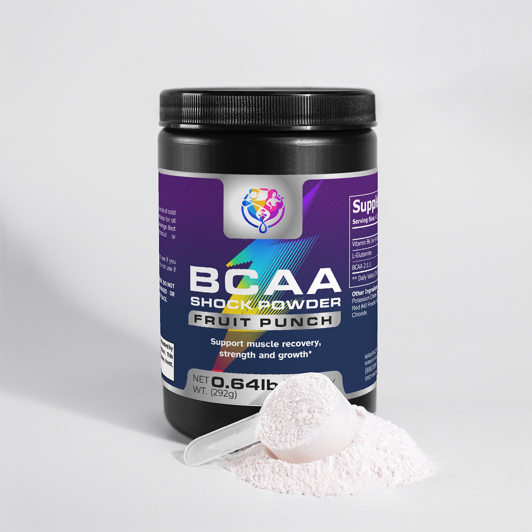 OBEASY™ BCAA Shock Powder (Fruit Punch)