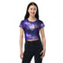 Chic Canvas: All-Over Print Crop Tee