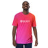 Vibrant Virtuoso: Men's All Over Color Tee