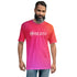 Vibrant Virtuoso: Men's All Over Color Tee