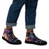 Mystical Majestic: Men's High Top Canvas Genie Shoes