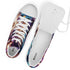 Mystical Majestic: Men's High Top Canvas Genie Shoes