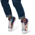 Mystical Majestic: Men's High Top Canvas Genie Shoes