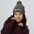 Pom-Pom Panache: Unisex Embroidered Beanie