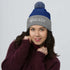 Pom-Pom Panache: Unisex Embroidered Beanie