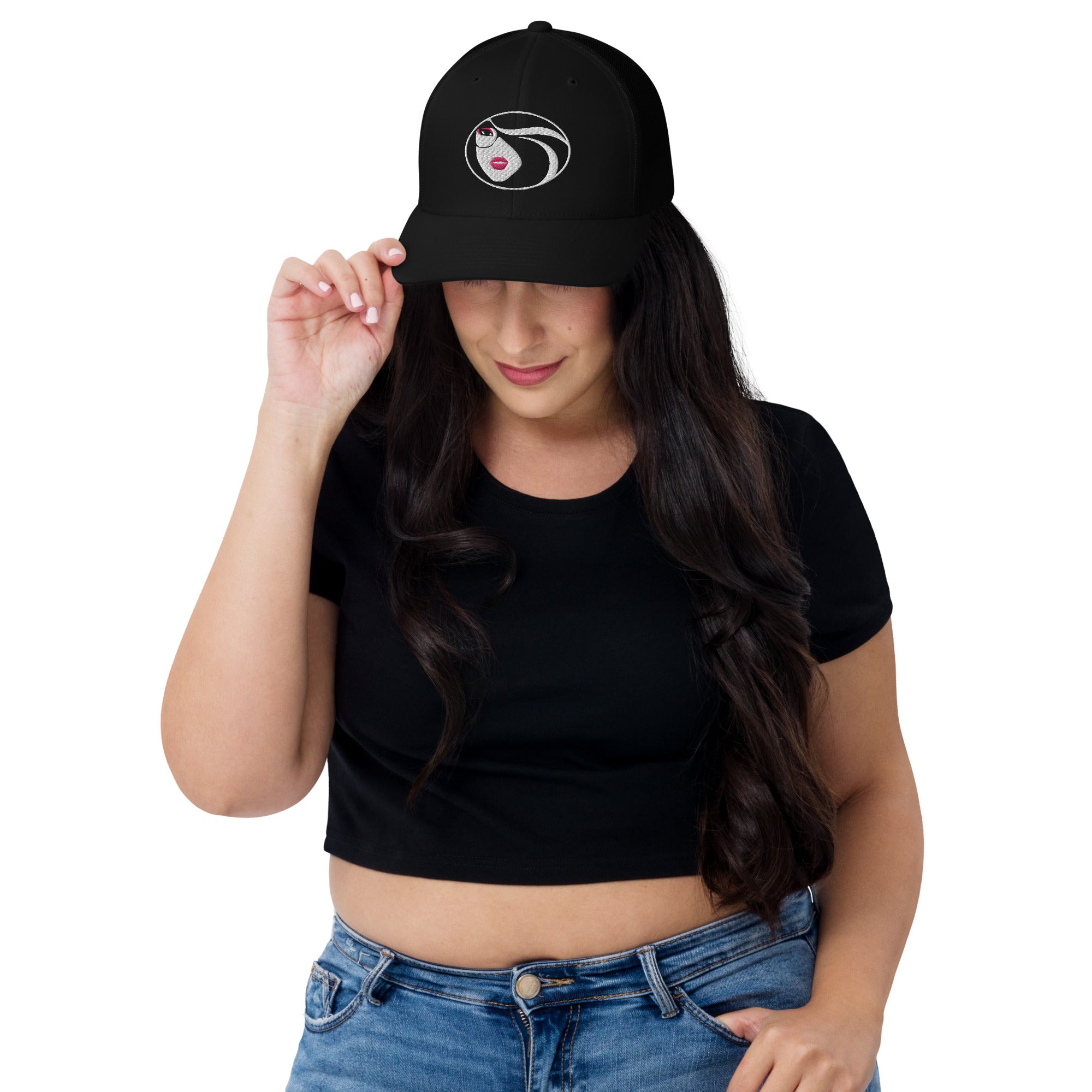 SexyNerdz Tech Tease Curved Mesh Back Cap