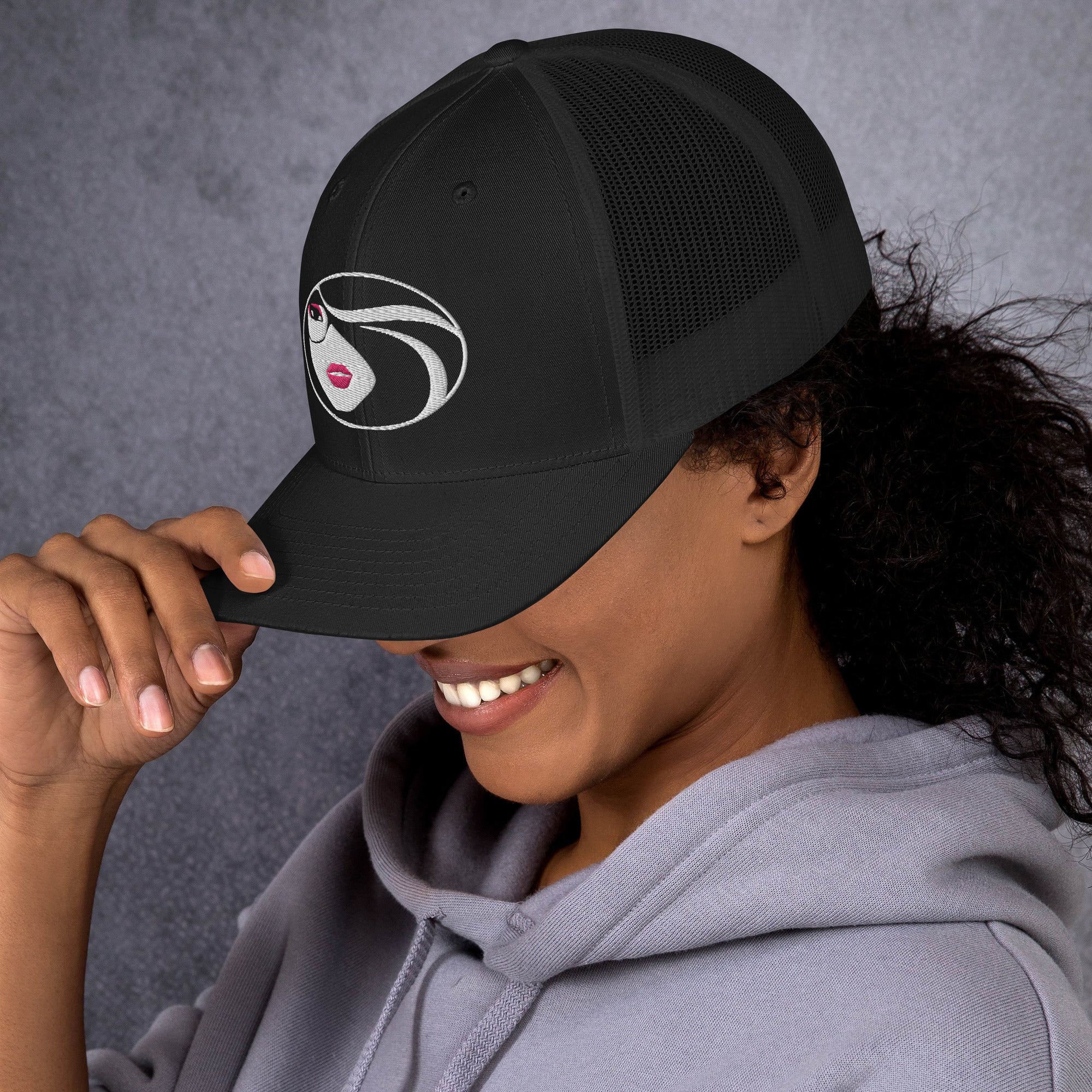 SexyNerdz Tech Tease Curved Mesh Back Cap