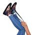 Enchanted Elevation: Women's High Top Canvas Genie Shoes