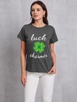 LUCK CHARMER Round Neck T-Shirt