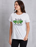 NOT LUCKY SIMPLY BLESSED Heart Round Neck T-Shirt