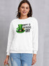 HAPPY ST. PATRICKS DAY Dropped Shoulder Sweatshirt