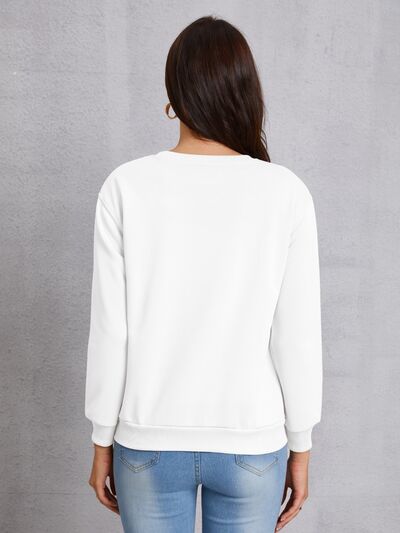 LUCK CHARMER Round Neck Sweatshirt